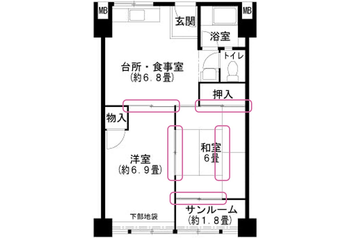 一間からリノベーション